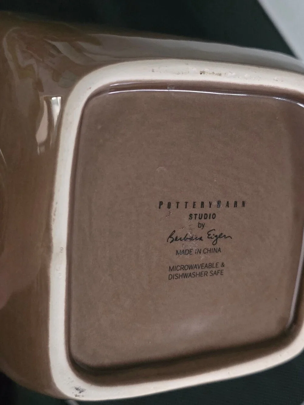 Pottery Barn guc brown